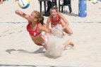 Lietuvos moterų paplūdimio tinklinio čempionato finalinio etapo akimirkos